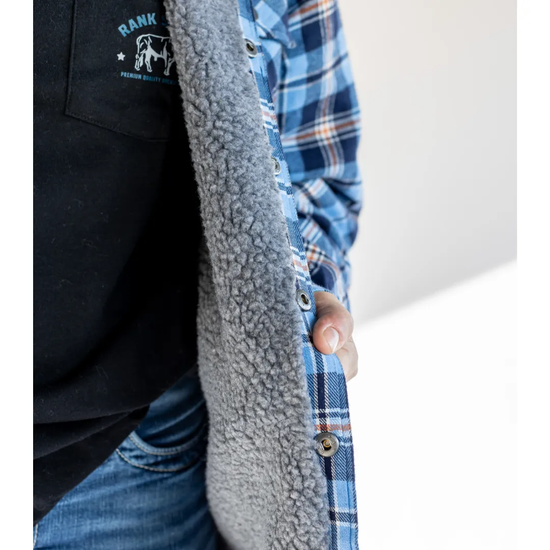 Roper Men's Sherpa Lined Plaid Jacket
