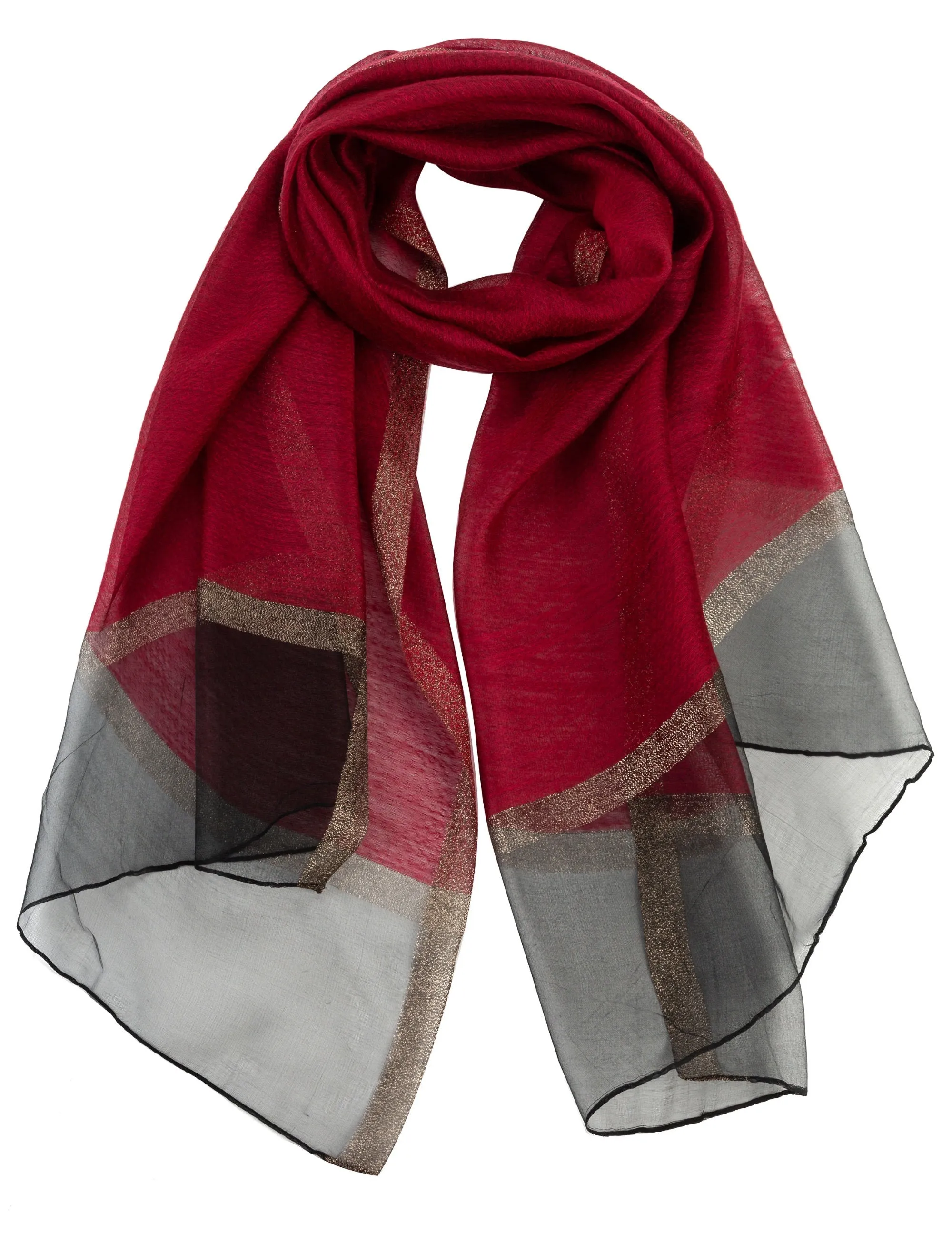 Sheer Classy Elegant Scarf Wrap Ideal for Party Event Occasion Gift