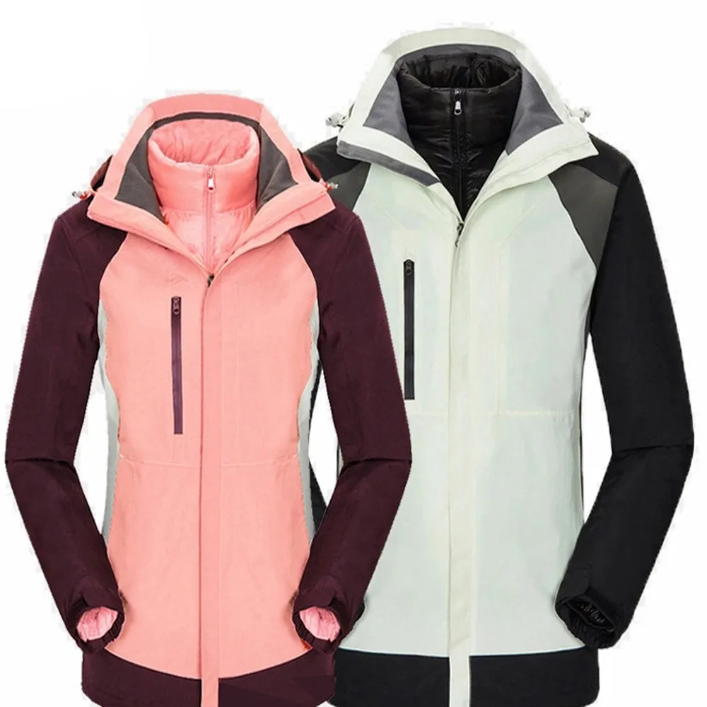 Sidiou Group Two-Piece Detachable Windproof Down Liner Sport Coat