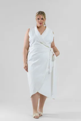 SLEEVELESS DENIM BROOKLYN DRESS