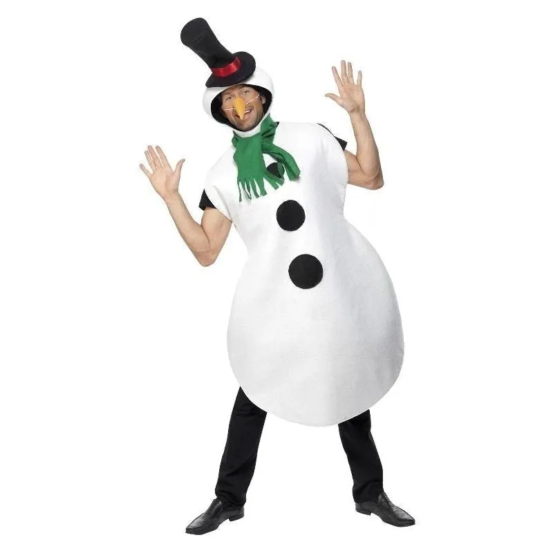 Snowman Costume Adult White