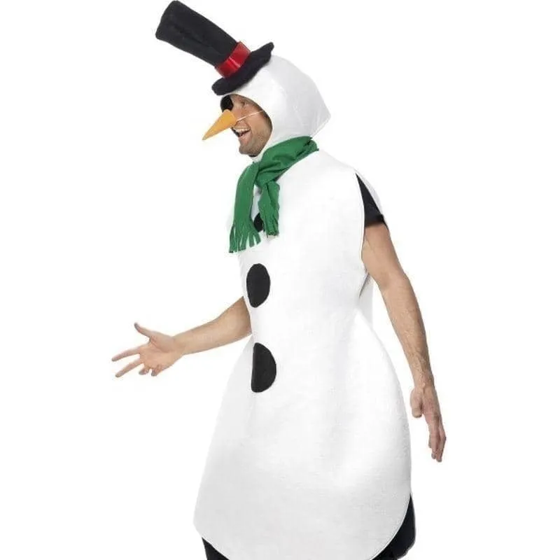 Snowman Costume Adult White