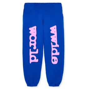 SP5DER  BELUGA BLUE SWEATPANTS