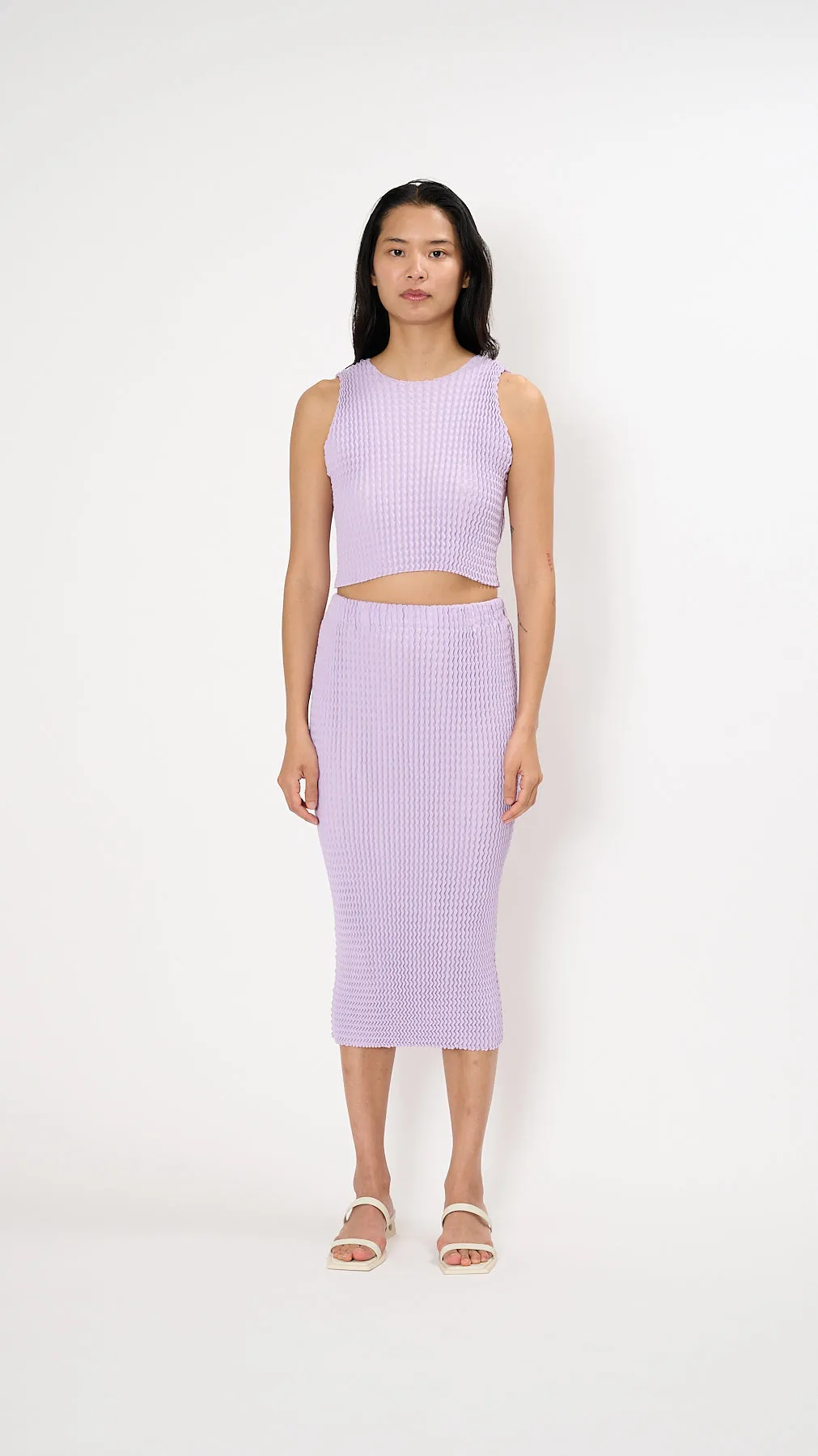 Spongy-46 Skirt in Light Purple