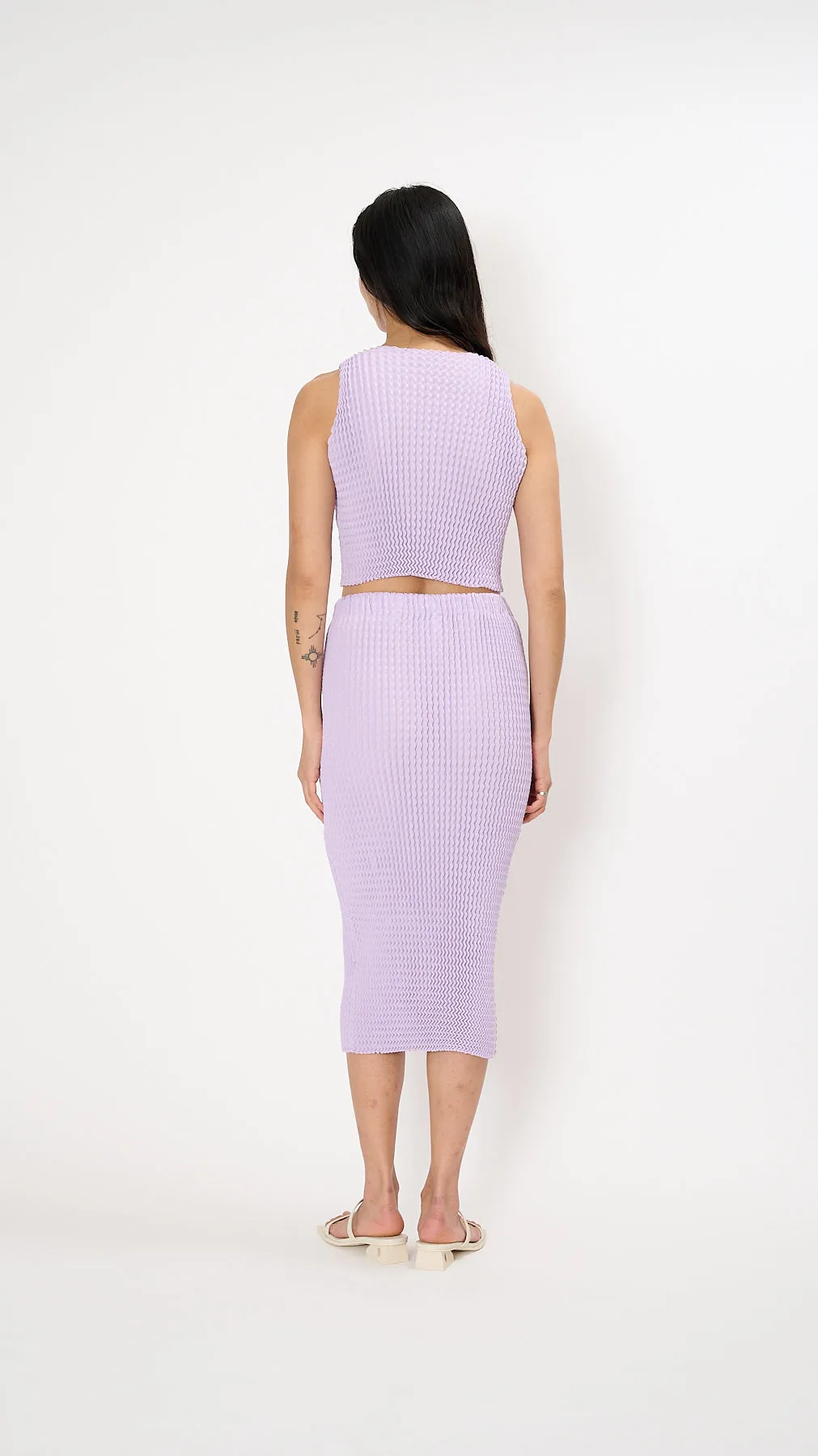 Spongy-46 Skirt in Light Purple