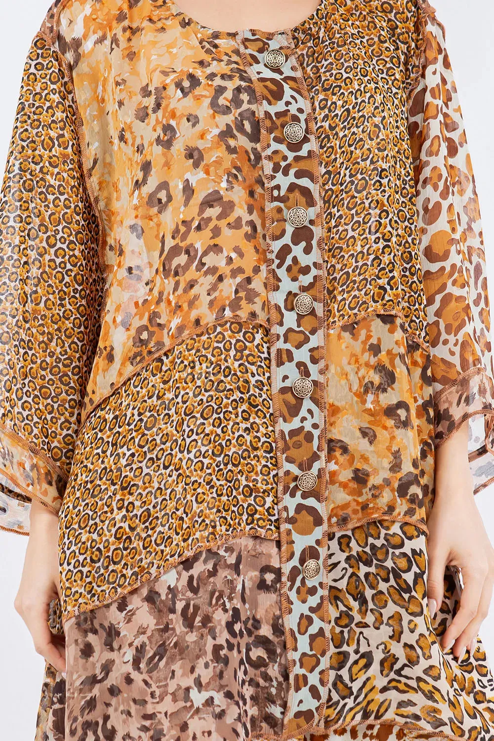 Sterling Style Short Happy Coat - 5816SHC GOLD/TAN