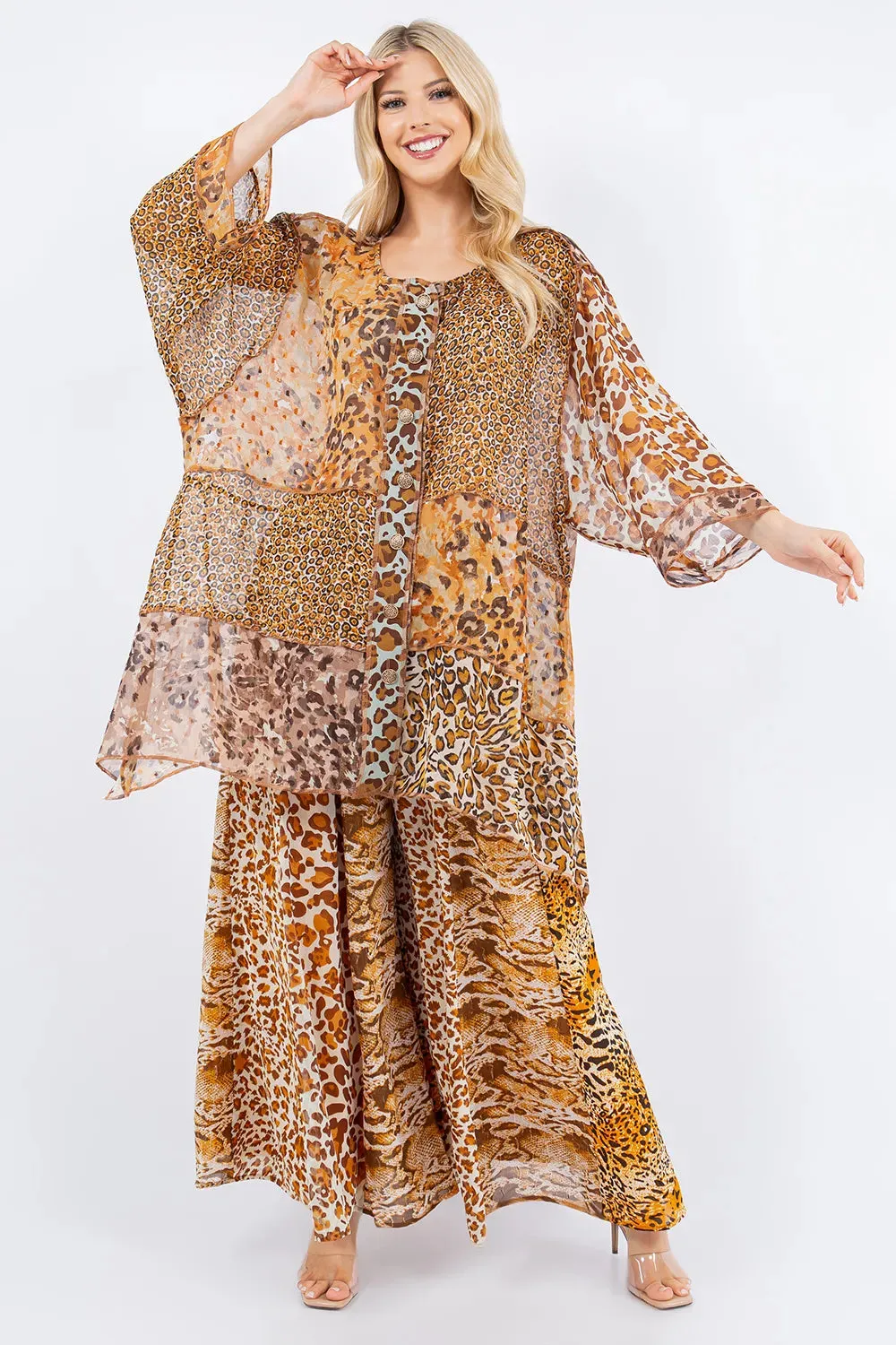Sterling Style Short Happy Coat - 5816SHC GOLD/TAN