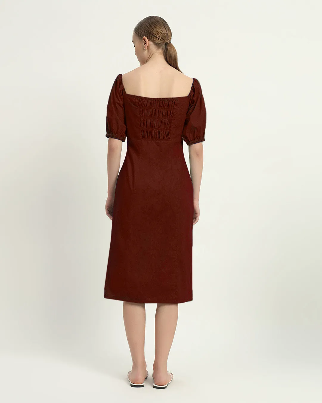 The Erwin Rouge Cotton Dress