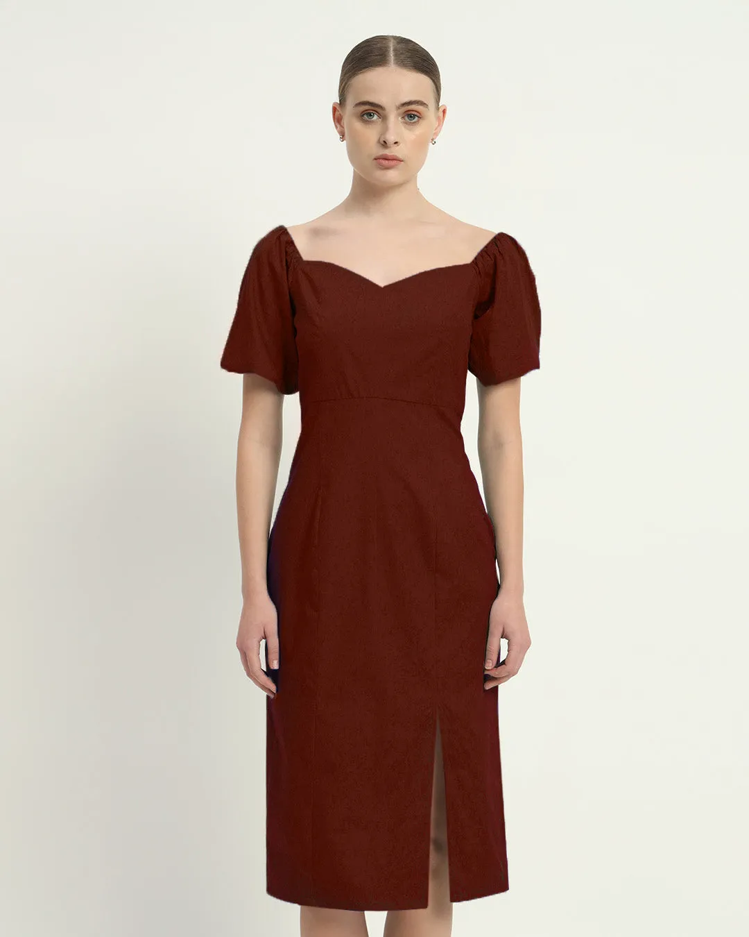 The Erwin Rouge Cotton Dress