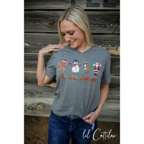 Tis the Season V-Neck - Christmas Tee