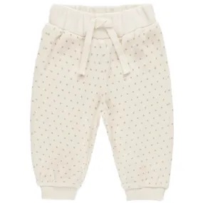 Velour Relaxed Sweatpant in Polka Dot by Quincy Mae
