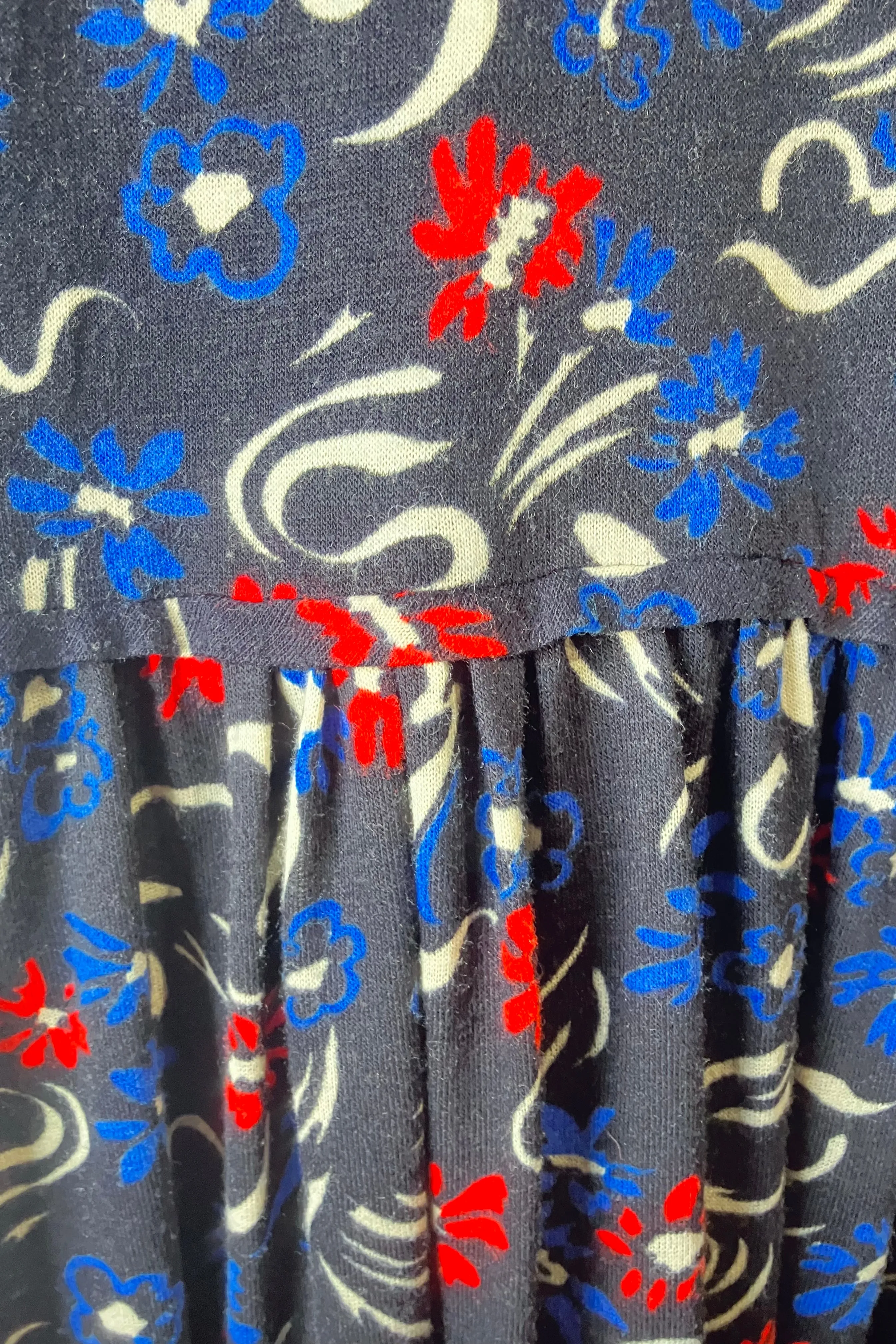Vintage Joan Rulin Floral Midi Dress