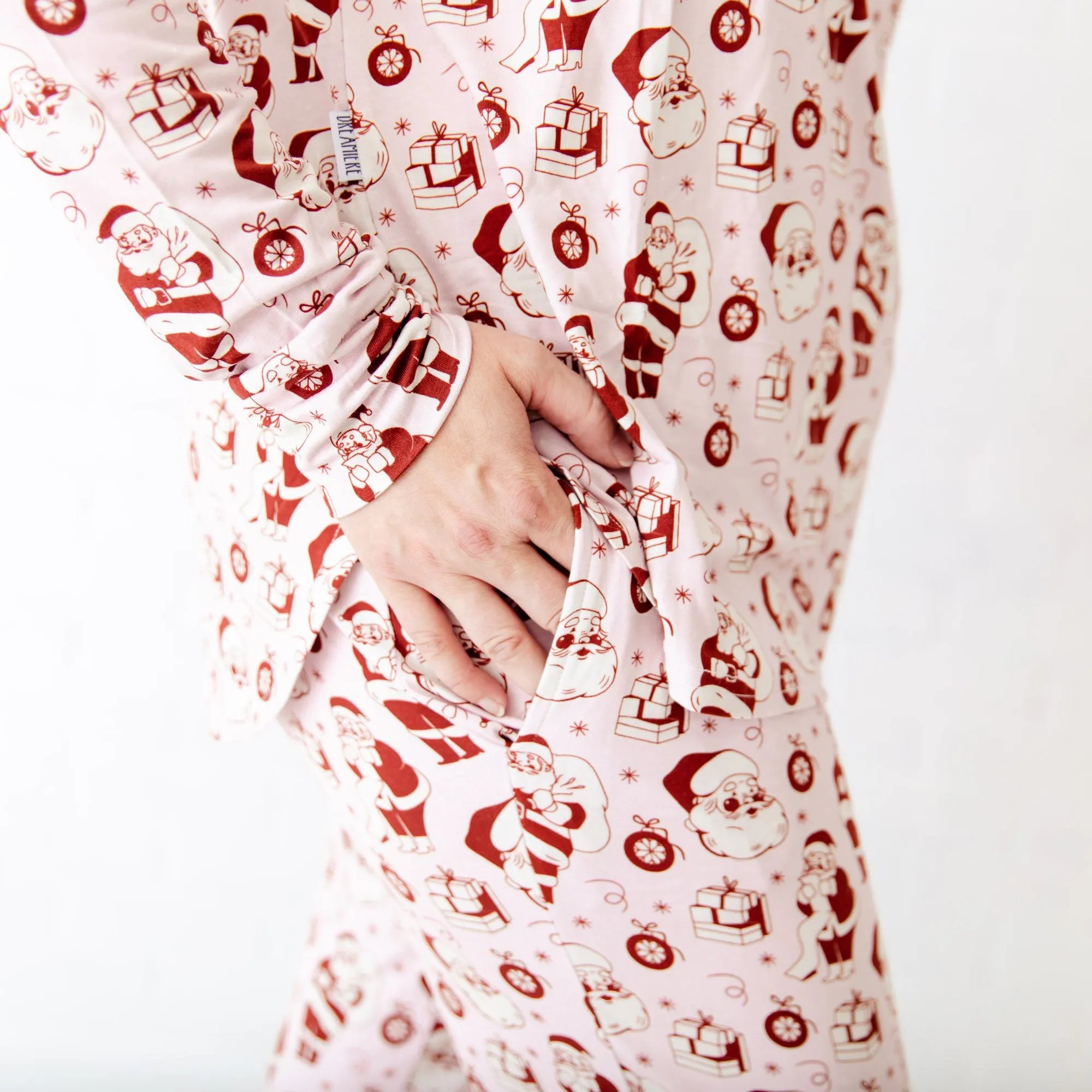 We Believe Women's Long Sleeve Loungewear - Frosty Pink