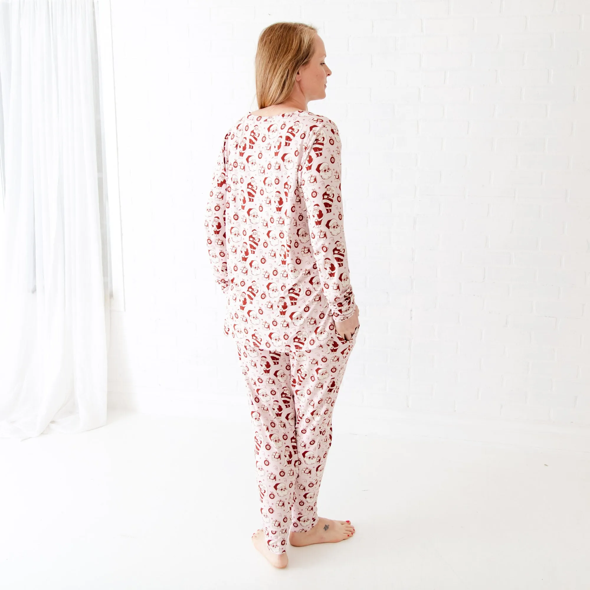We Believe Women's Long Sleeve Loungewear - Frosty Pink