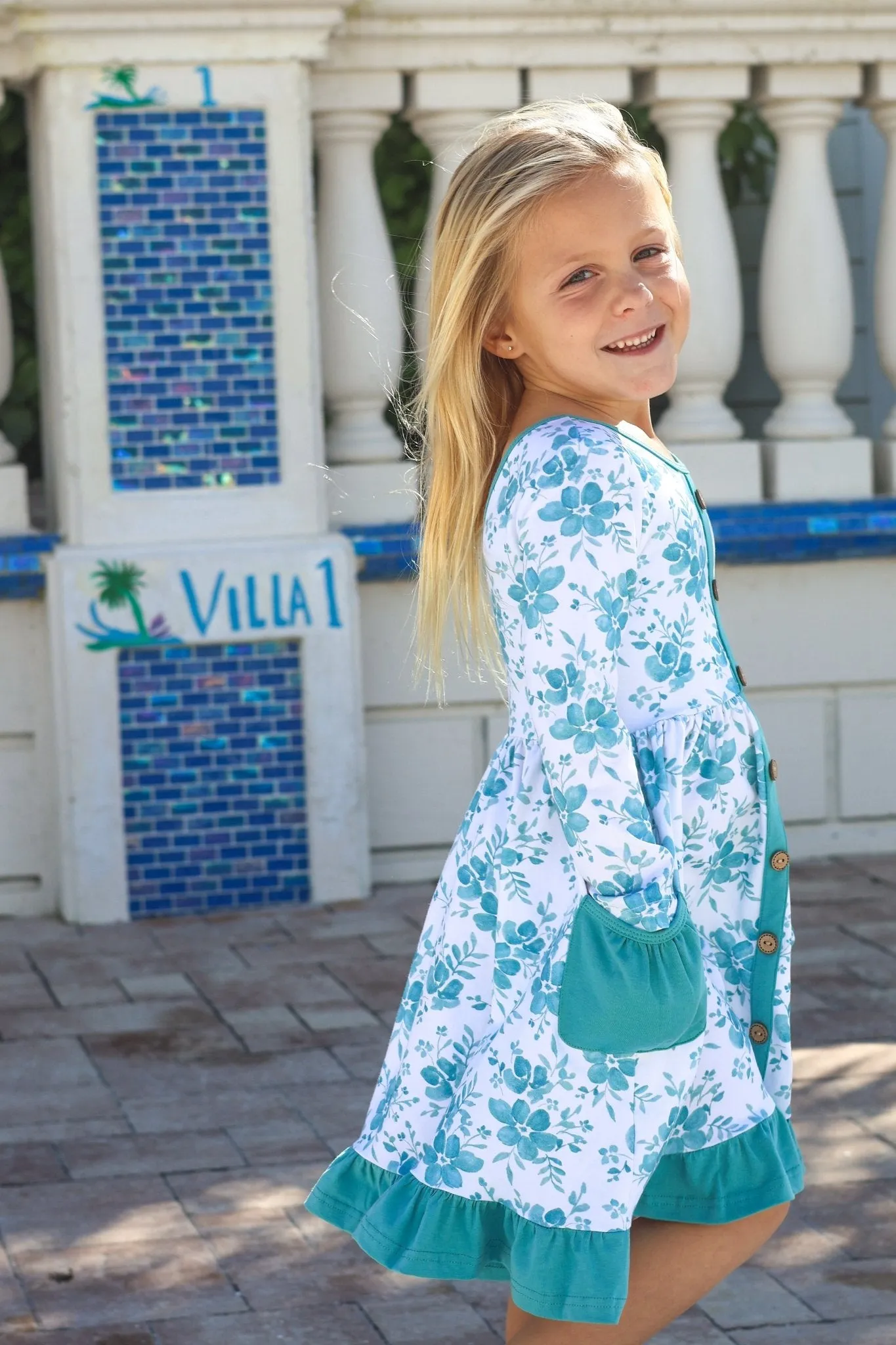Winter Floral Annie Dress