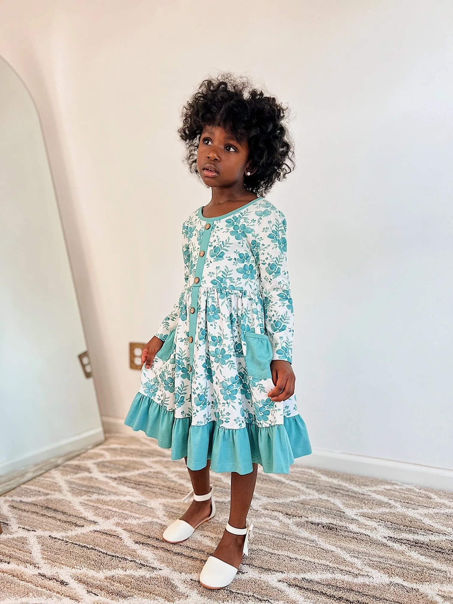 Winter Floral Annie Dress