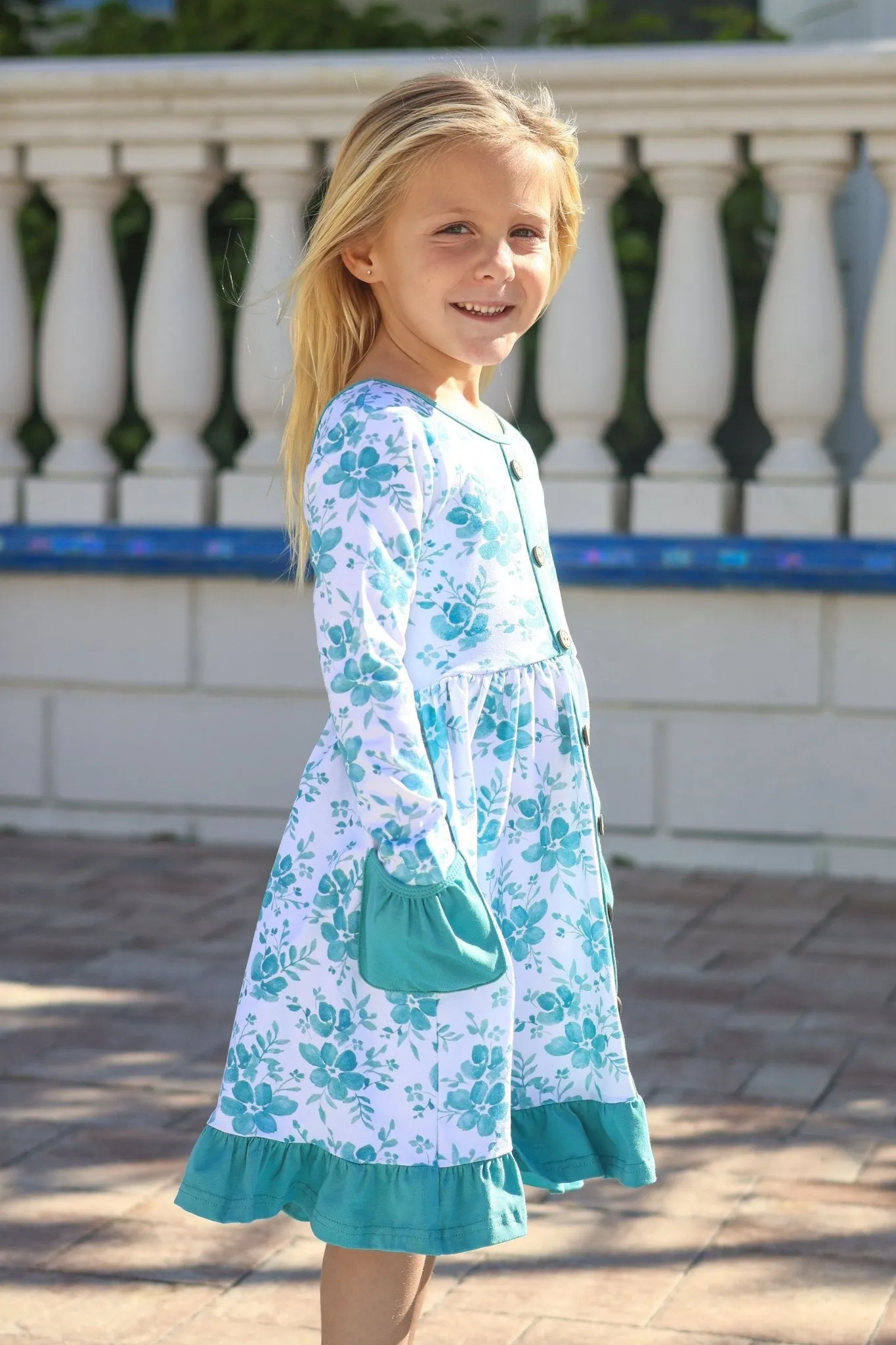 Winter Floral Annie Dress