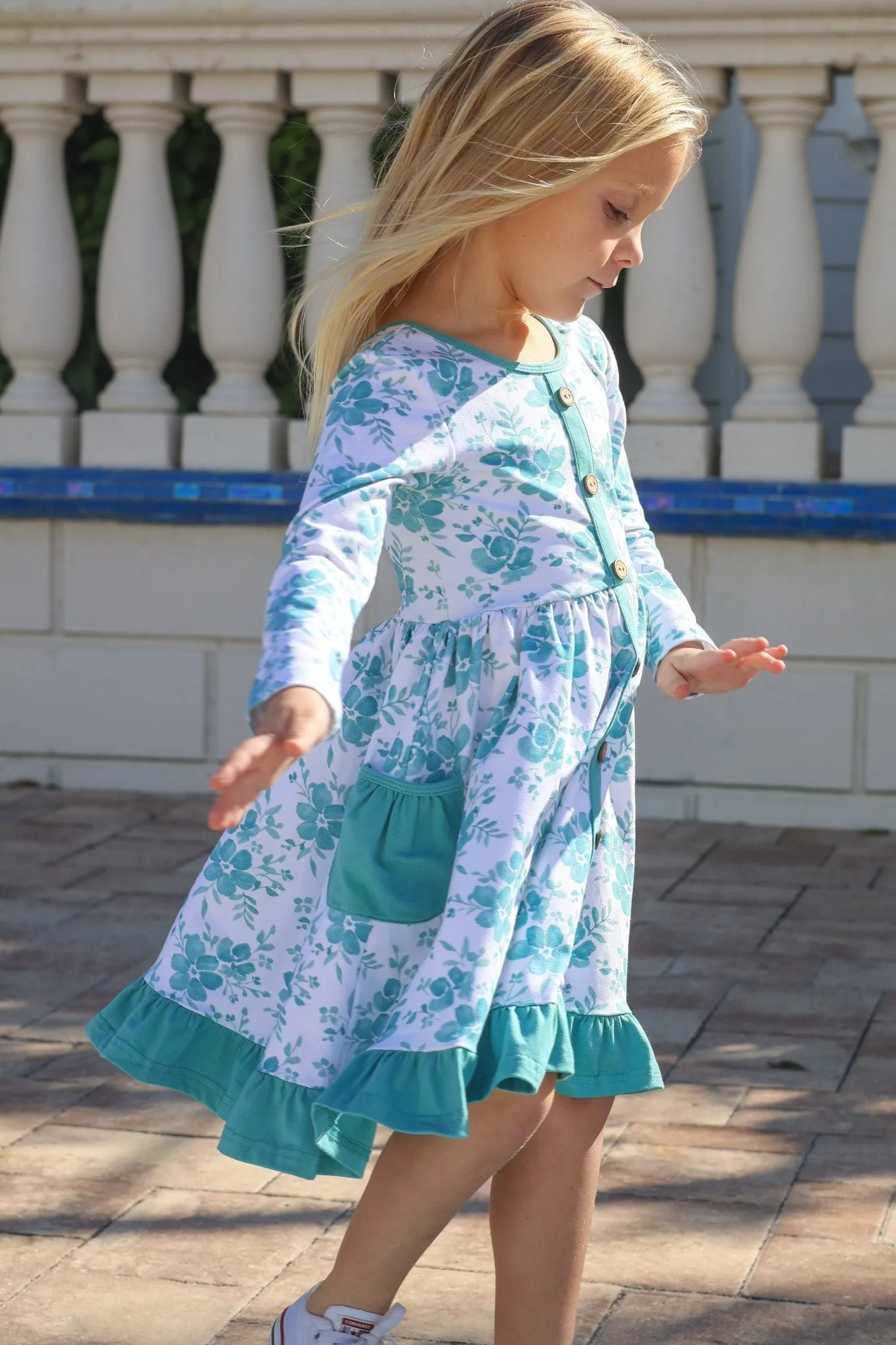 Winter Floral Annie Dress