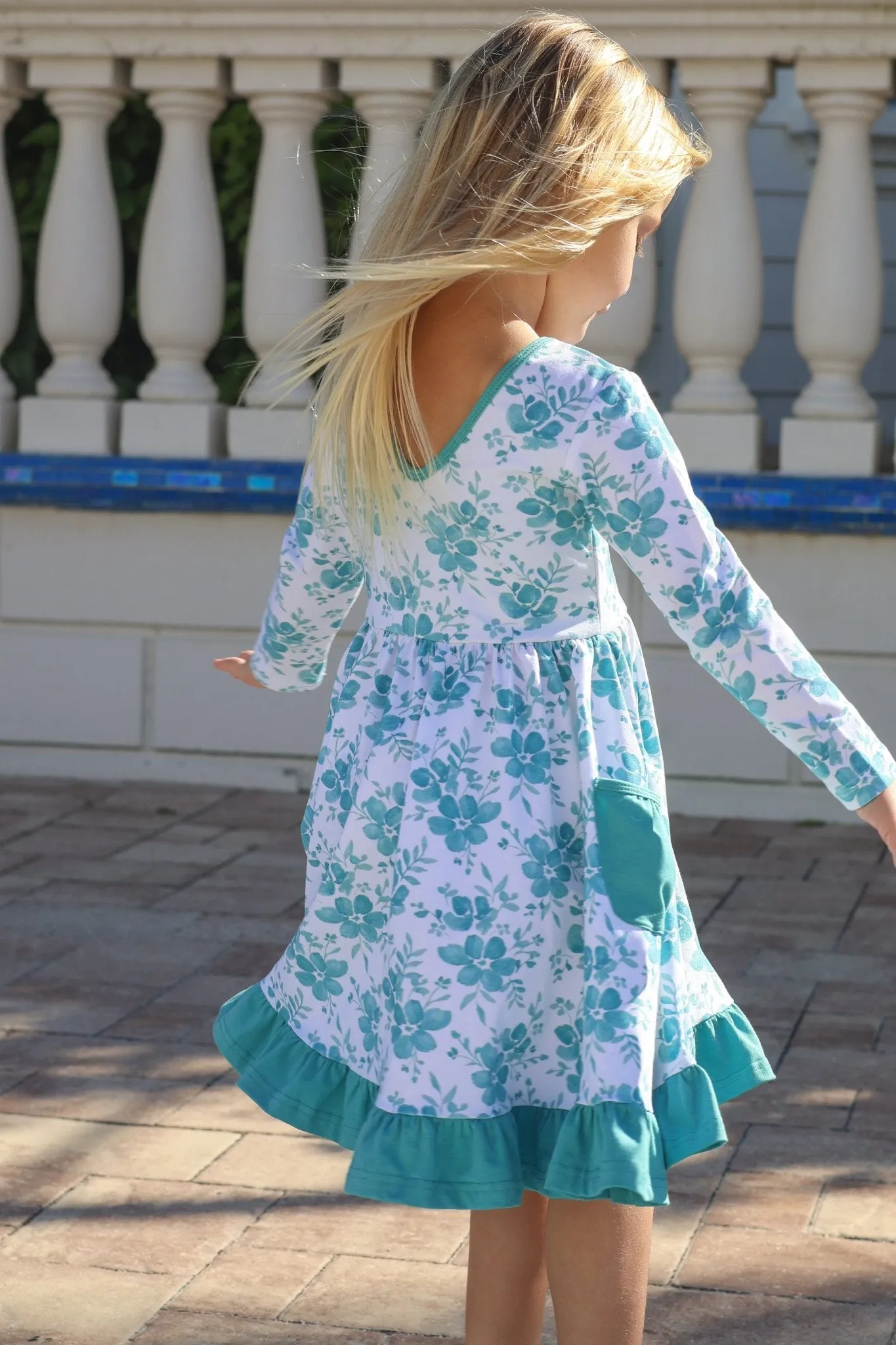 Winter Floral Annie Dress