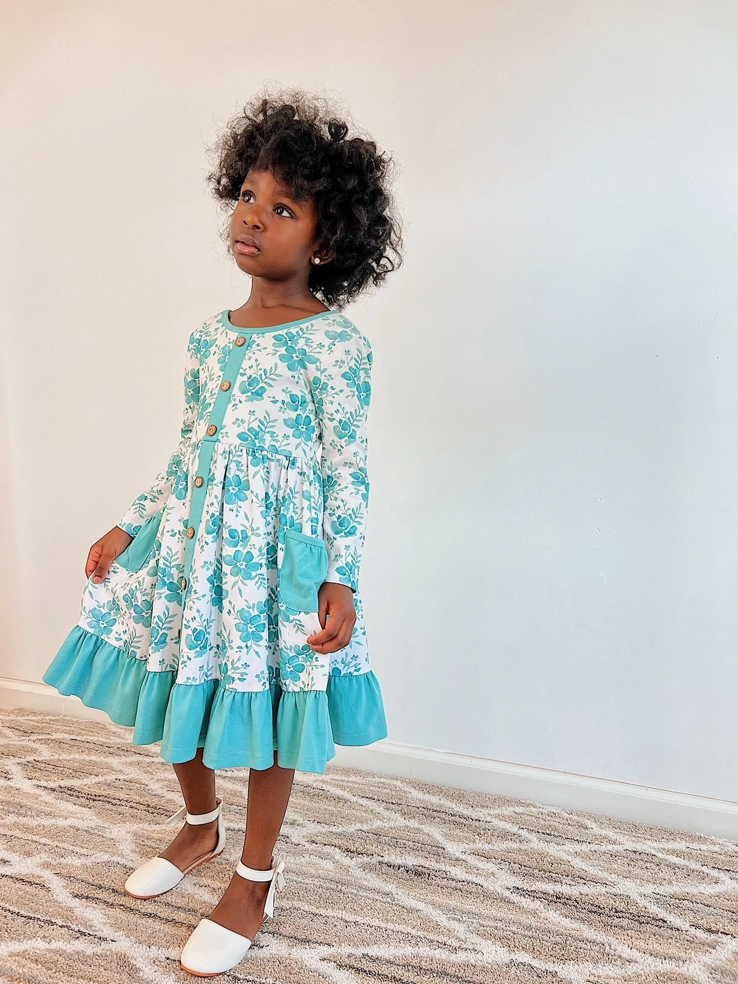 Winter Floral Annie Dress