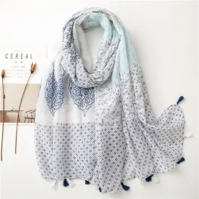 Women Lightweight Colorful Spring Summer Neck Scarf Shawl and Wrap