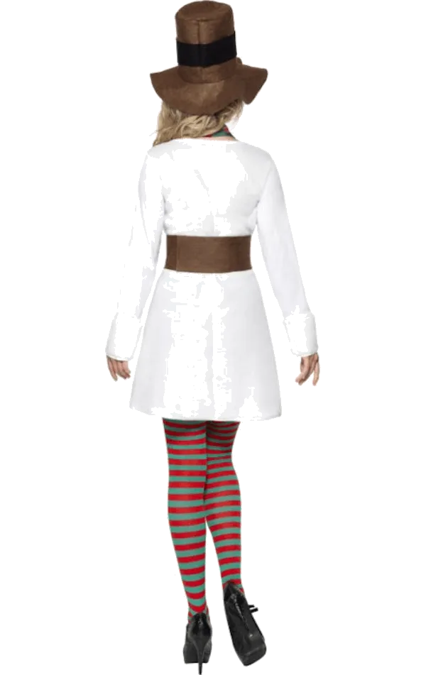 Womens Miss Snowman Costume