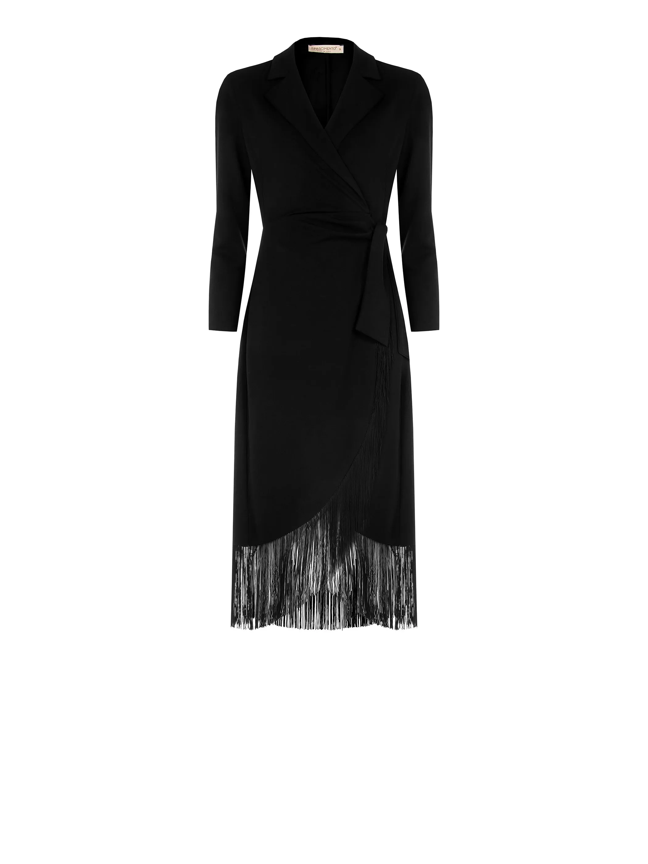Wrap Fringe Dress
