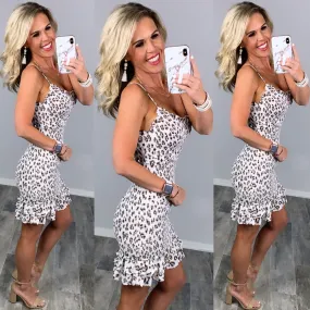 You Complete Me Leopard Dress